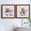 «Farm Tub Pig», ensemble de 2 peintures sur toile encadrées-10782396-10782391