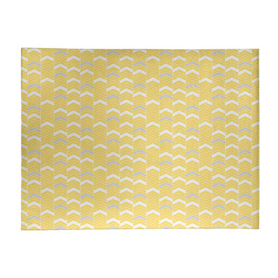 Tapis gris clair/gris à chevrons lineed