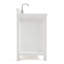 Meuble-lavabo simple 42 po avec plateau en quartz blanc Macnair