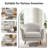 Kaya 35''W Modern Upholstered Accent Chair Boucle-489274827