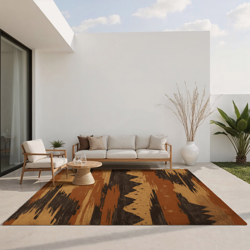 Tapis intérieur et extérieur Haven Mirage, Rectangle 1 pi 6 po x 2 pi 6 po
