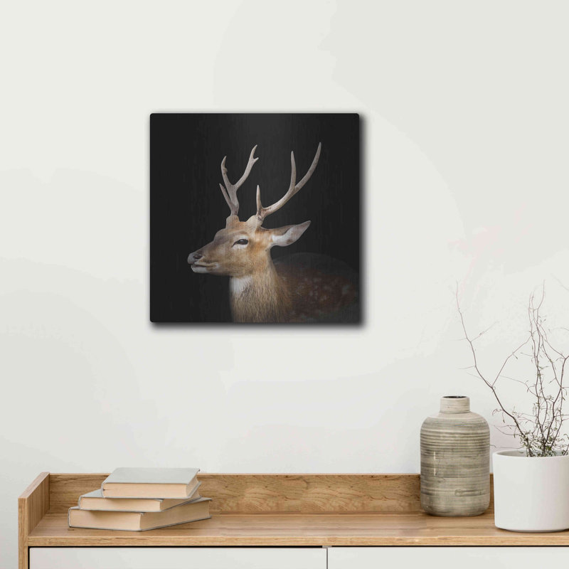 "Sika Deer" par Luxe, H 12 po x l 12 po