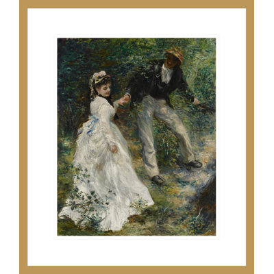 «La Promenade» par Pierre-Auguste Renoir, impression giclée encadrée