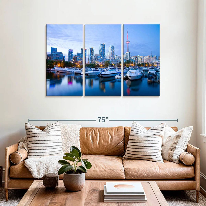 Sireci Toronto Waterfront Blue Hour, 36" H x 57" W