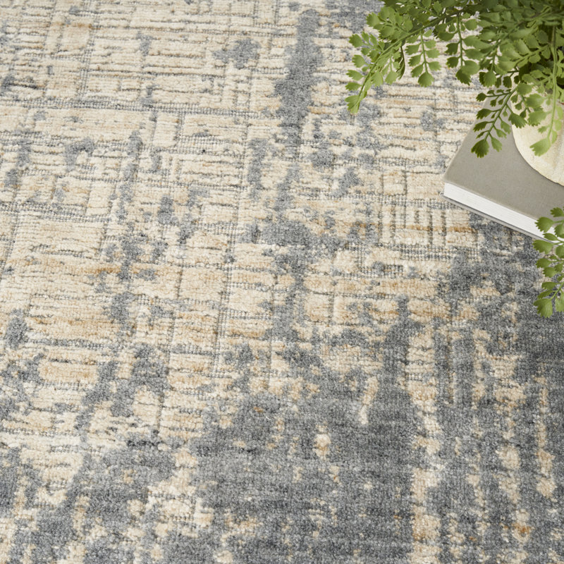 Anathea Abstract Handmade Area Rug, Rectangle 297 x 419 cm