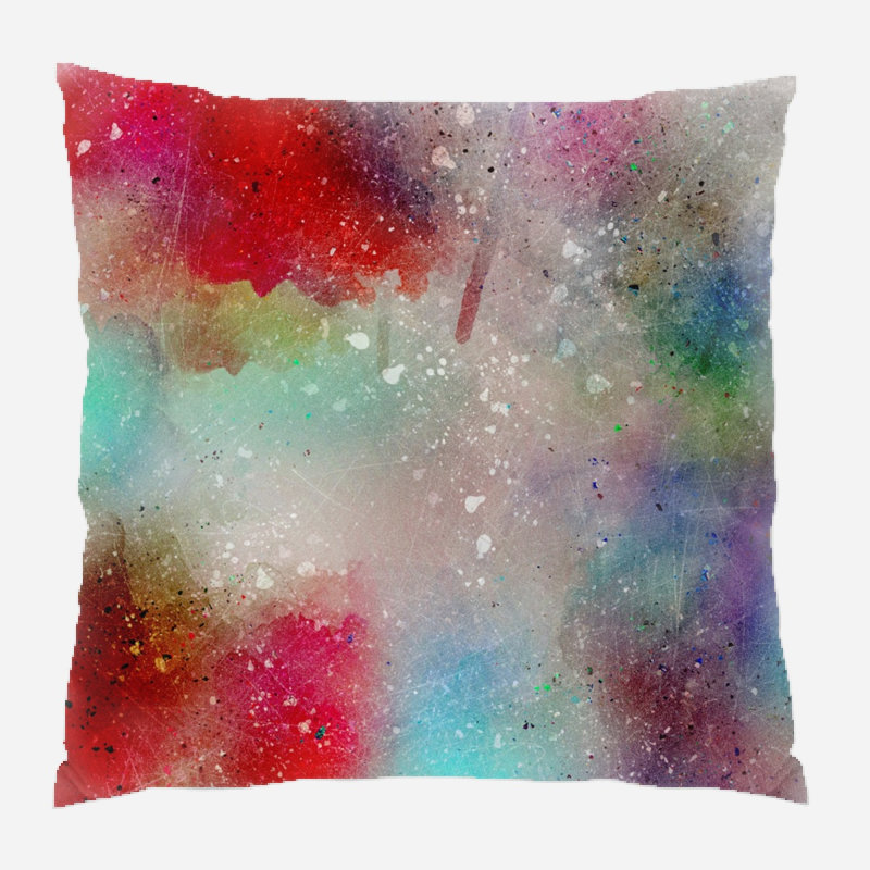 Housse et insert de coussin carré Ivanna, Microsuède, Intérieur