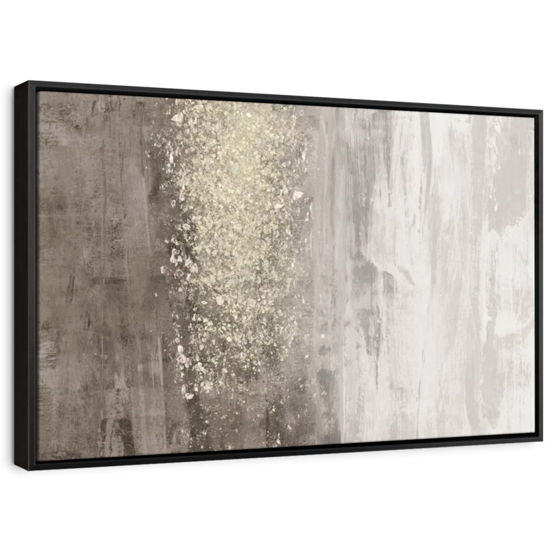 Abstract " Glitter Rain II ", 29" H x 43" W