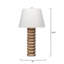 Lampe de table en bois massif Abacus-94571914