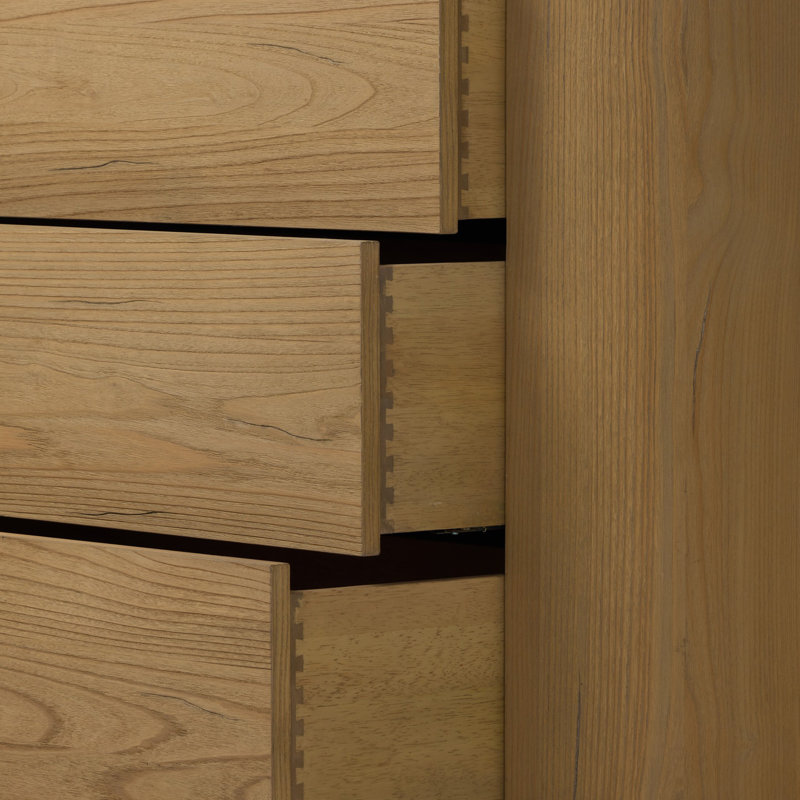 Radius 6 Drawer Dresser-Light Blonde Sungkai Veneer