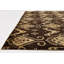 Tapis de zone en laine brun/beige 6 pi 10 po x 9 pi 10 po one-of-kind à la main noué la Linneus