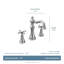 Weymouth Widespread Bathroom Faucet with Drain Assembly-1121842010