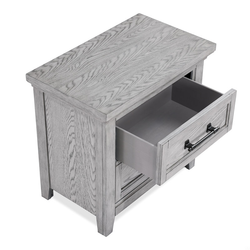 Table de chevet à deux tiroirs 1Pc