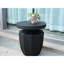 Table à fleurs d'extérieur - H 20,3 po, faux moderne pour table de jardin, utilisation à long terme