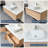 48" Modern Floating Single Bathroom Vanity with Sink, Glossy Sintered Stone Table top and Wood Cabinets with Ample Storage-80443647-80443645
