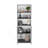 2 Piece Home Bookcase Set, 42" Wide  With 8 Shelves And Double Door Cabinet, Living Room Set-1279652754