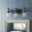 Kesia 3 Light Transparent Dimmable Vanity Light-70337296