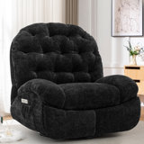 Oversized Electric Recliner Chair, 270 Swivel Rocking Rocker For Adults