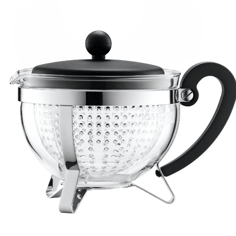 Théière en verre Chambord, Noir, 1,06 qt.