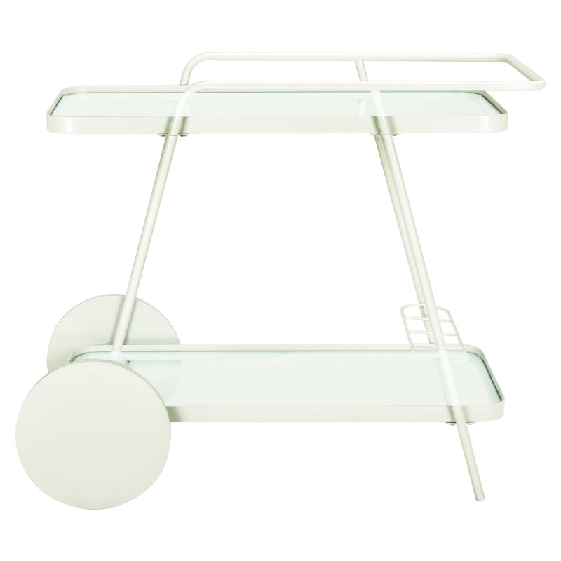 Cullin Metal Bar Cart, Soft Mint