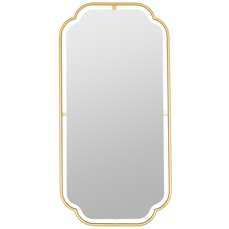 Sebastian Wall Mirorr, Gold, 48" x 24"