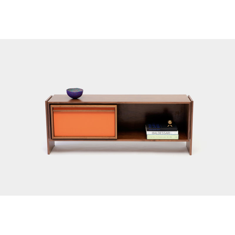 Low Units TV Stand, Orange