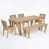 Light Brown Wicker/Light Teak est en rupture de stock