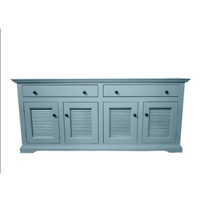 Savannah Traditional Solid Wood 80" Sideboard Buffet with shutter doors