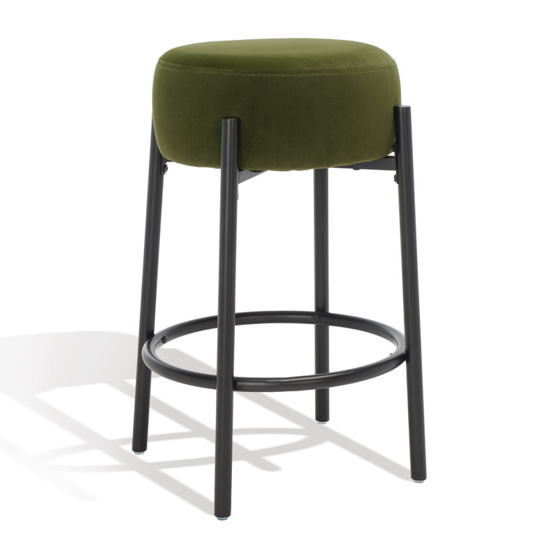 Tabouret Colombe, Vert forêt, Tabouret de comptoir (siège d'une hauteur de 26,3