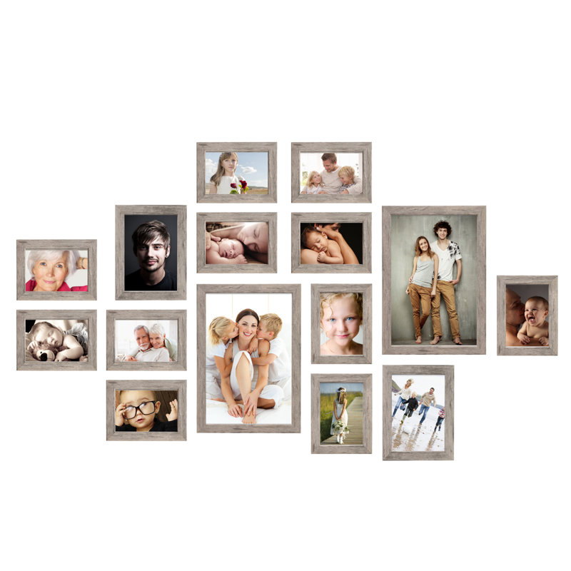 Burleson Grey Wood Picture Frame