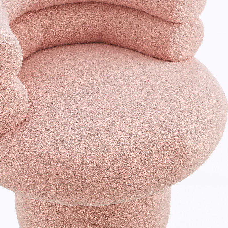 Fauteuil d'appoint pivotant à 360 °, Pink
