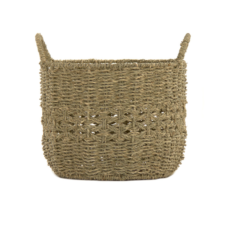 Panier en métal tissé, H 9,5 po x l 11,75 po x P 11,75 po