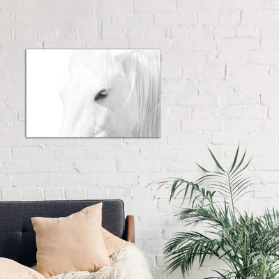 White Horse by Marco Carmassi - Wrapped Canvas Print