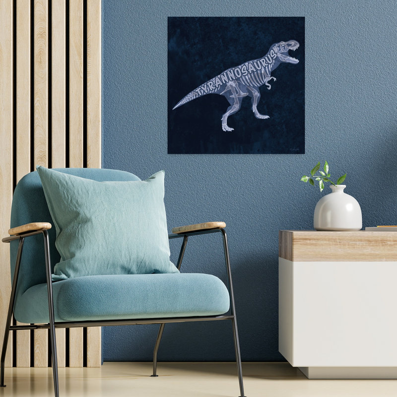 Tyrannosaure, art contemporain, H 18 po x l 18 po