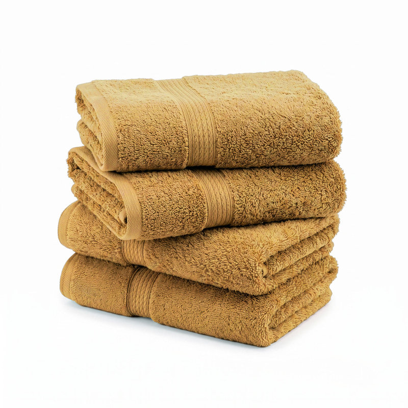 Coton luxueux et hautement absorbant Renata, Doré