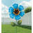 Flower Spinner Stake - Blue