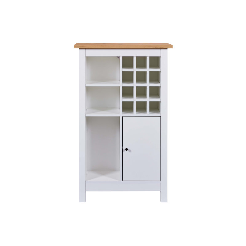 Adaliz Wine Cabinet, White