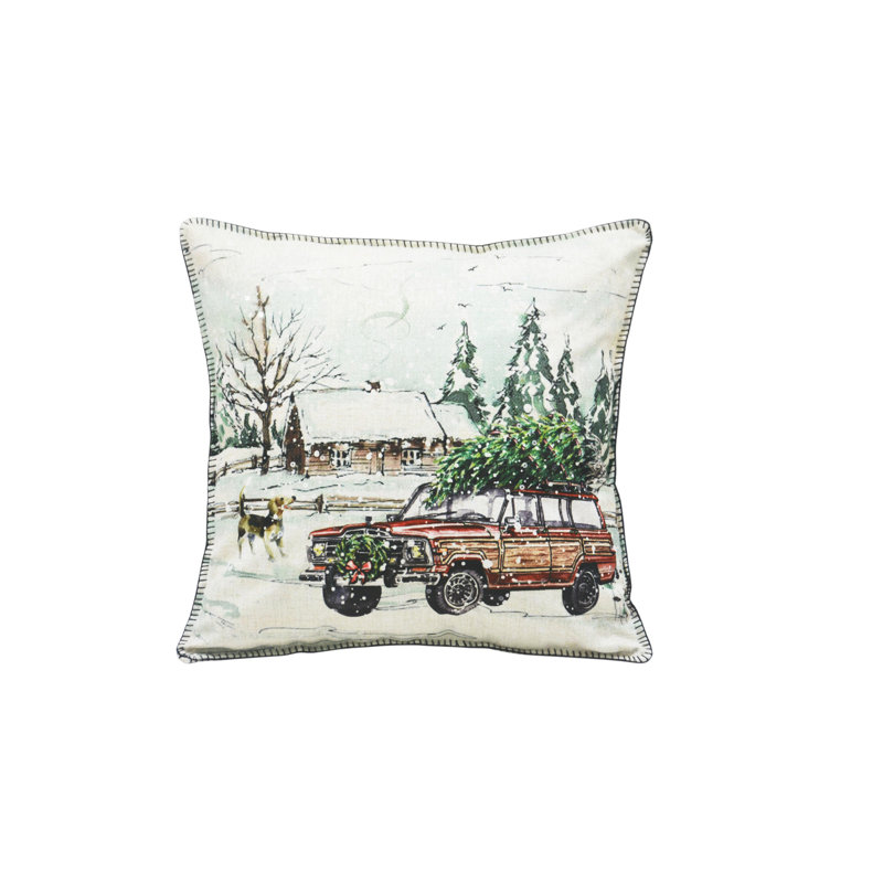Toile Reversible Cushion Pad
