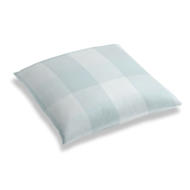 Falmouth Square Pillow Cover & Insert, Frost