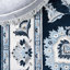 Tapis bleu marine / ivoire Yeghivart French Cottage-387525703