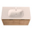 Meuble-lavabo mural 36 po avec lavabo gel