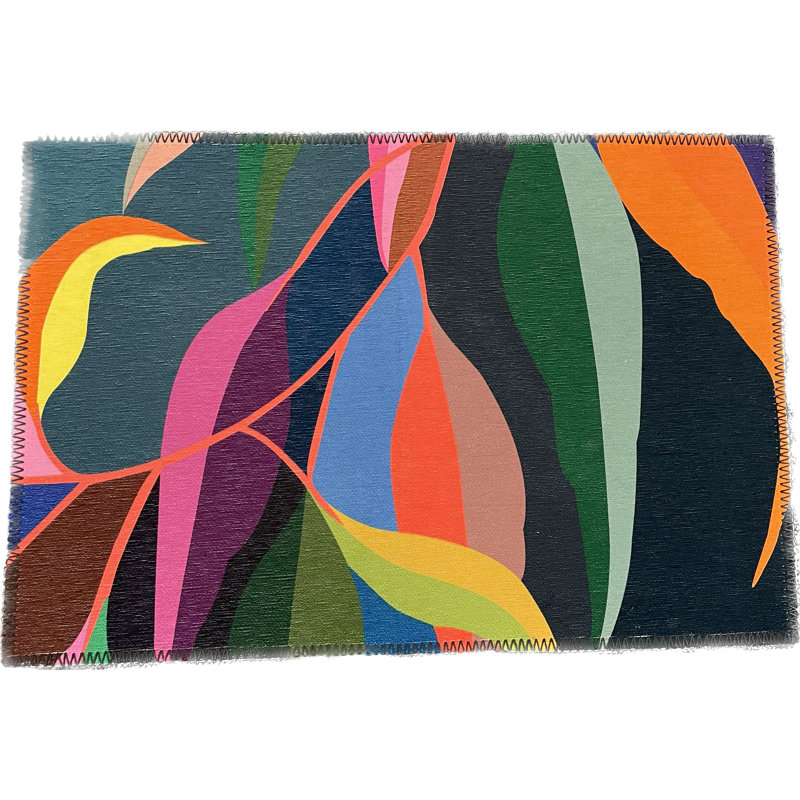 Abstract Area Rug, Rectangle 8' x 10'