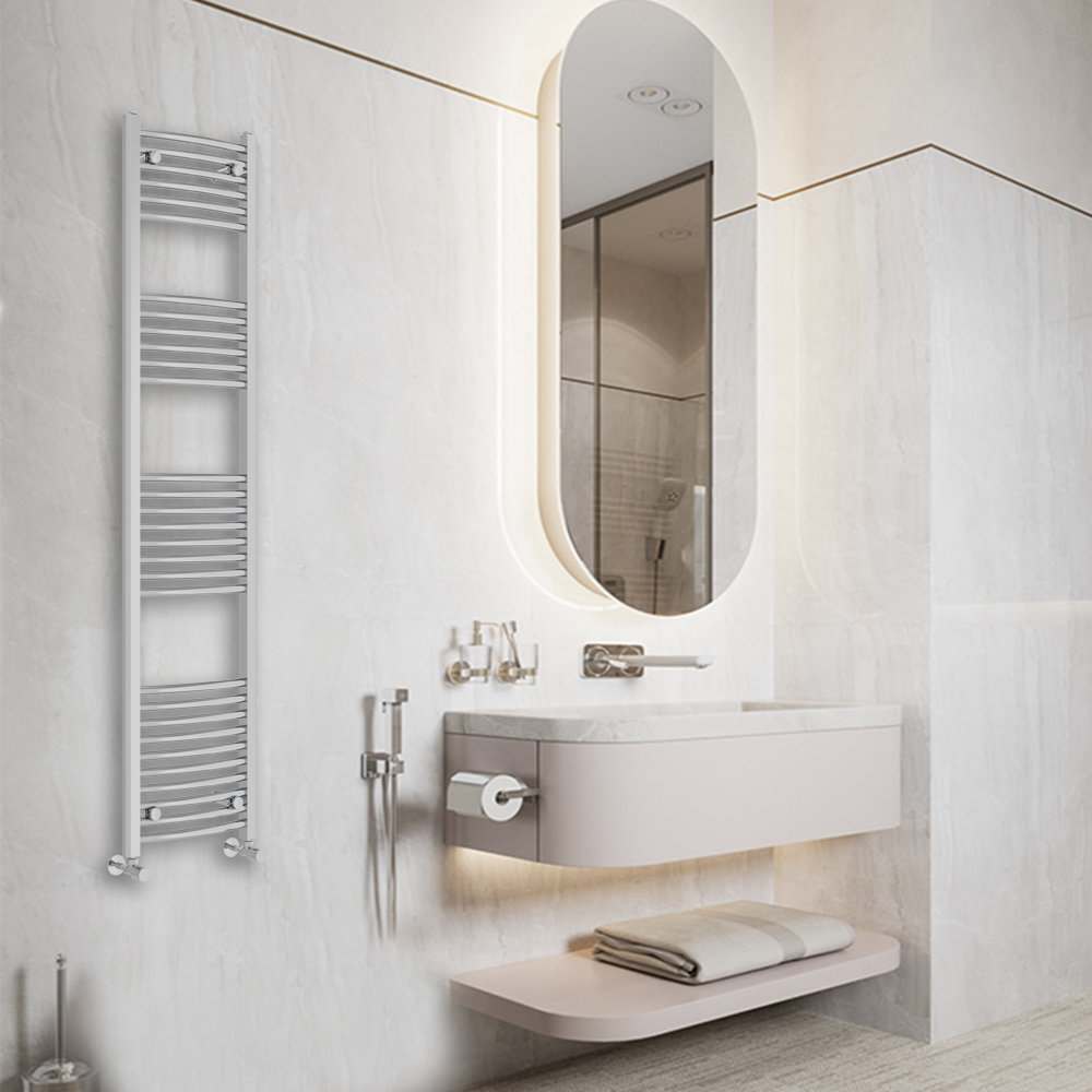 Cano Curved Heated Towel Rail Radiator Bathroom Ladder Warmer