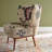 Kelm Dhurrie Handcrafted Petite Jute Accent Chair