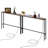 Narrow Console Sofa Table Couch Table 2 Pieces for Entryway & Living Room