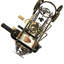Camelot 32 Bottle Floor Wine Bottle Rack in Black