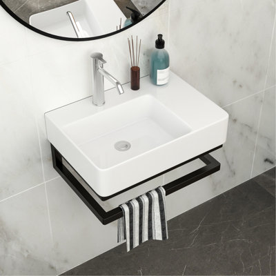 Wall Mounted With Ceramic Top