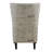 Sonali Upholstered High Wingback Accent Chair Latte-93547760
