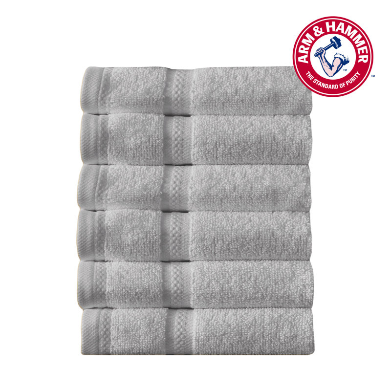 Arm & Hammer Performance Washcloths, Gray