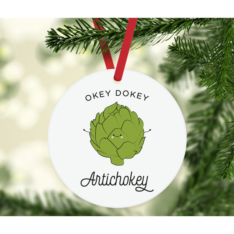 Ornement en forme de boule de Noël drôle d’Artechoke