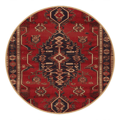 Machine Washable Persian Brown Area Rug